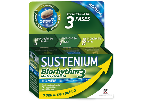 Sustenium Biorhythm 3 multivitamin Homem