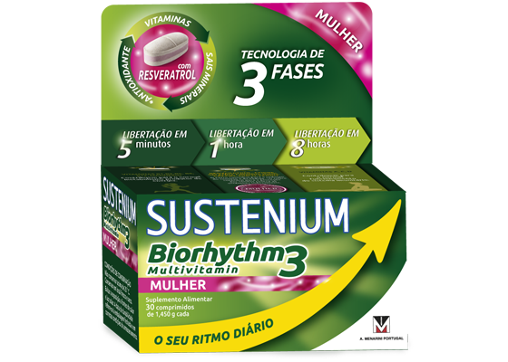 Sustenium Biorhythm 3 multivitamin Mulher